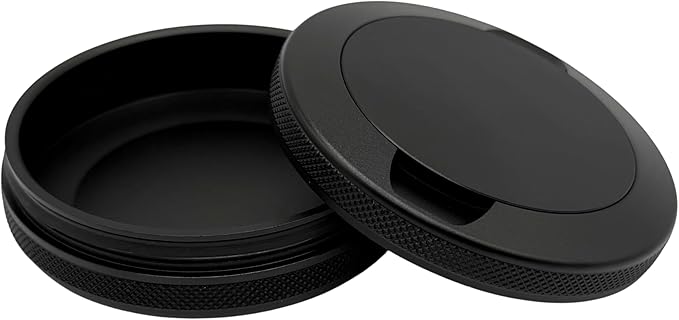 2.0 - Metal Container for Zyn: Extra Pouch Capacity &amp Used Compartment Durable Pouch Can for Zyn Users (Stealth Black)