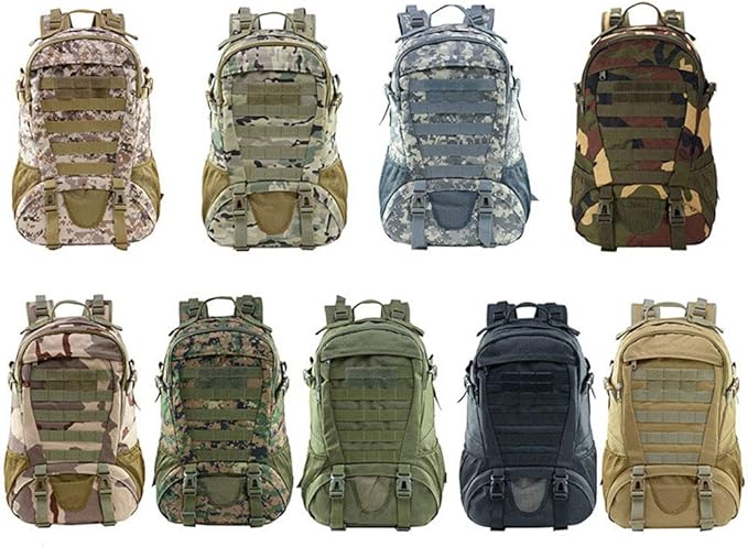 Outdoor Sports Pack Hiking Bag Tactical Rucksack Camo Knapsack Combat Camouflage Tactical Molle Backpack