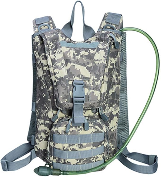 Outdoor Sports Hiking Bag Tactical Assault Combat Camouflage Tactical Molle Water Pack 2.5L Hydration Pack