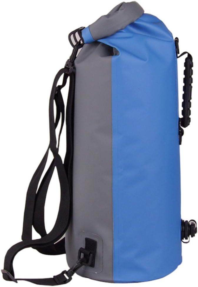 Inflatable Waterproof Floating Dry Bag Rucksack Outdoor 25L/35L/60L Inflatable Snorkeling Dry Bag Backpack PVC Dry Sack for Boating Kayaking Rafting Drifting Canoeing