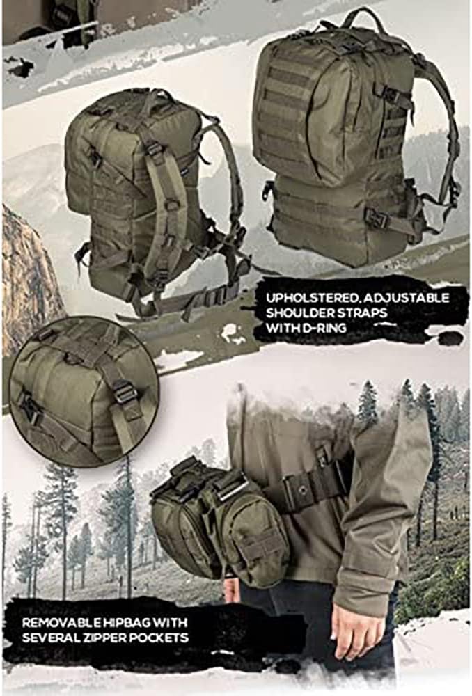 Mil-Tec Assembly 36 L Defense Packs Olive Drab 36L 14045001