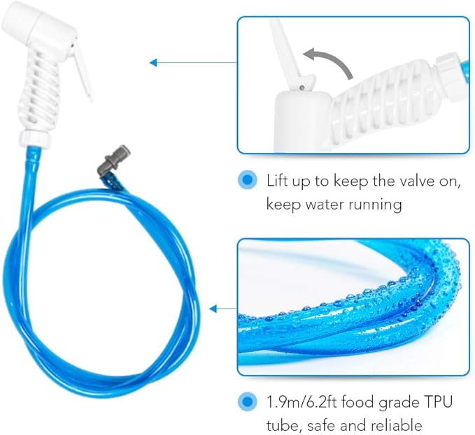 Lixada 12L/20L Water Bag Collapsible Water Container Portable Camping Shower Bag Water Bag with Air Pump for Outdoor