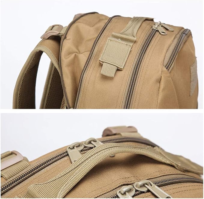Outdoor Sports Pack Hiking Bag Tactical Rucksack Camo Knapsack Combat Camouflage Tactical Molle 30L Backpack - Green