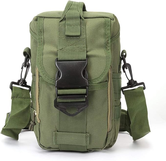 Sunnystacticalgear Outdoor Sports Hiking Sling Pack Camouflage Tactical Shoulder Small Camera Gear Bag - Green