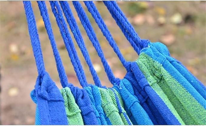Portable Hammock Portable Swing Bed Hammock Double Camping Hammocks Ropes Lightweight for Outdoor Beach Garden Backyard for Backpacking Beach