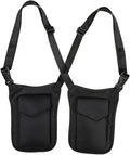 pistro Hiddens Underarm Shoulder Bag Portable Pack for Running Shopping Climbing Outdoor Lightweight Breathable Mesh Adjustable Straps- No Keychain Buckle