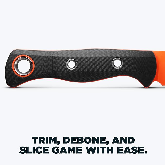 Benchmade - MeatCrafter 15500 Hunting and Cutlery Knife with Black Carbon Fiber Handle (15500OR-2)
