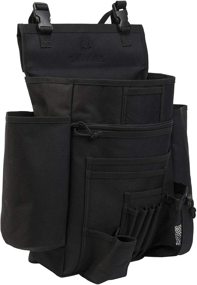 Departed Seat Organizer Outdoor Tactical SquadMilitary Sportpack Daypack (Black)