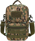 Small Tactical Messenger Bag For Men Shoulder Bags Travel Bag Crossbody Casual Pack (Jungle Digital)