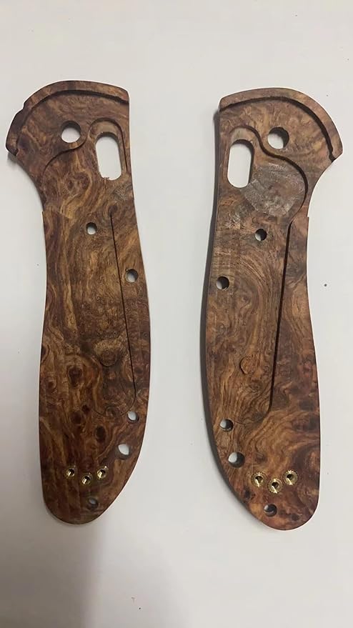 2-Piece Set Solid Wooden Scales Replacement Fits for Griptilian 550/551/553