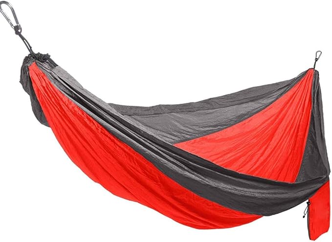 Portable Hammock Hammock Double &amp Single Portable Hammock Lightweight Nylon Parachute Hammocks Camping Accessories Gear for Backpacking Beach (Color : J/Single)