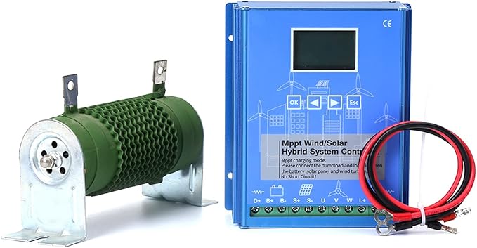 16000W Smart Hybrid MPPT Controller for Wind &amp Solar 12V-220V with Bluetooth/Wi-Fi APP Monitoring LCD Display and Adjustable Charging Parameters220v