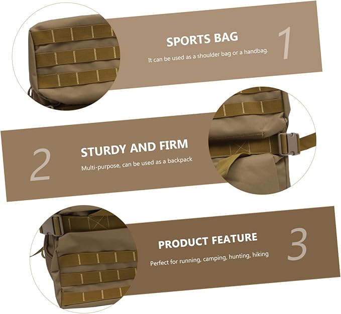 BESPORTBLE Multi-functional Outdoor Backpack Laptop Bag for Travel Shoulder Handbag Storage Pouch Hiking