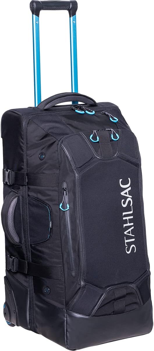 Stahlsac Steel Wheeled Bag: Durable dive bag for travel wet &amp dry compartments 27