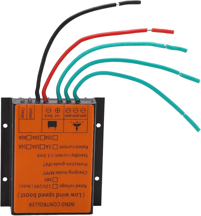 Wind Turbine Controller HIGH Efficiency MPPT Smart Charging for Gel Battery 48V (500W)