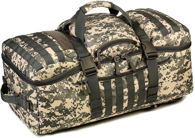 UNISTRENGH 60L Tactical Military Backpack Gear Sport Outdoor Assault Pack Rucksack Bag For Hunting Camping Trekking Travel (ACU)
