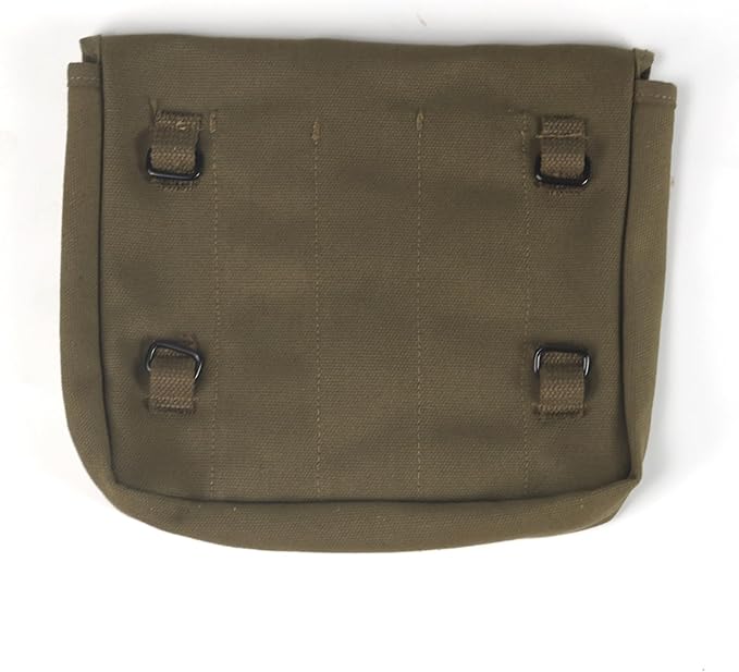 ANQIAO WW2 US M1928 Haversack Olive Green (m1928 haversack with tail pack)