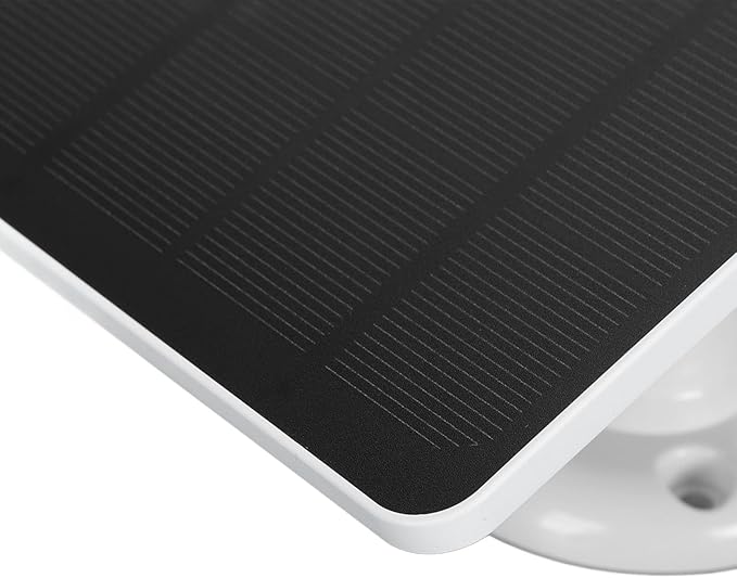 JTLB Solar Panel Camera Charger 10W Video Doorbell Solar Panel Charger for Google Nest for Doorbell 2K Camera for Ring Video Doorbell 2 for Doorbell 3 (CSP4W-O-W)