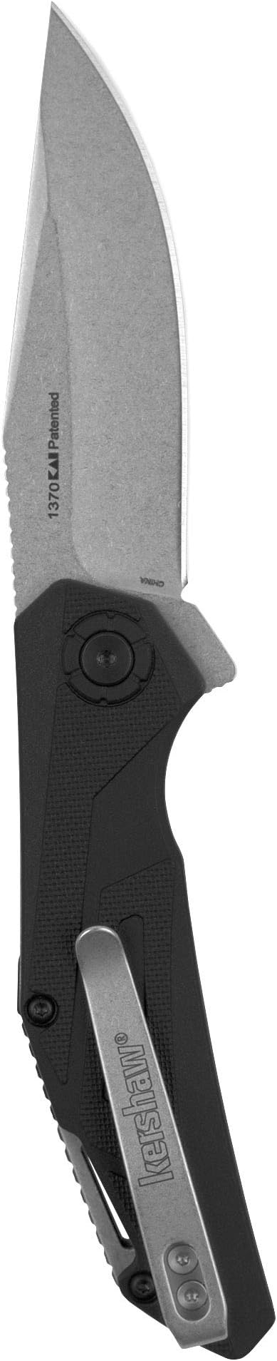 Kershaw Oso Sweet EDC Pocketknife 3 8Cr13MoV Steel Drop Point Blade Assisted Folder Opening with Flipper Liner Lock System Black &amp Camshaft Pocket Knife 3 4Cr14 Steel Blade