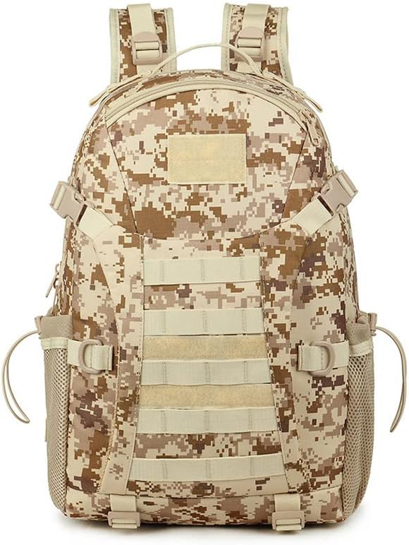 YABOO Tactical Combat Camouflage Bag Outdoor Sports Pack Hiking Rucksack Knapsack Molle 30L Backpack