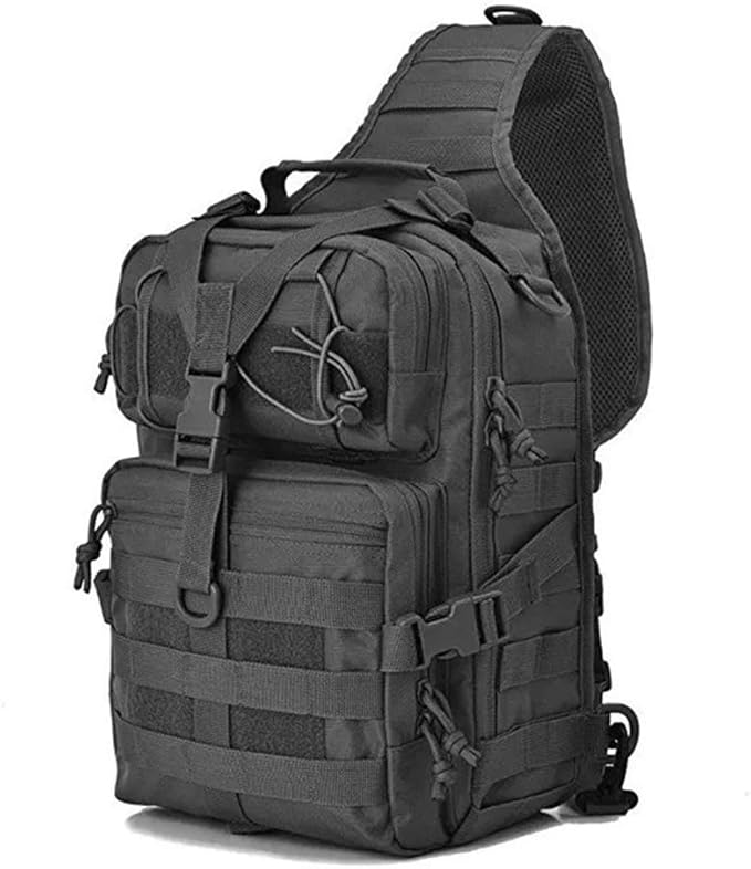 Outdoor Sports Hiking Sling Bag Shoulder Pack Camouflage Tactical Molle Chest Bag
