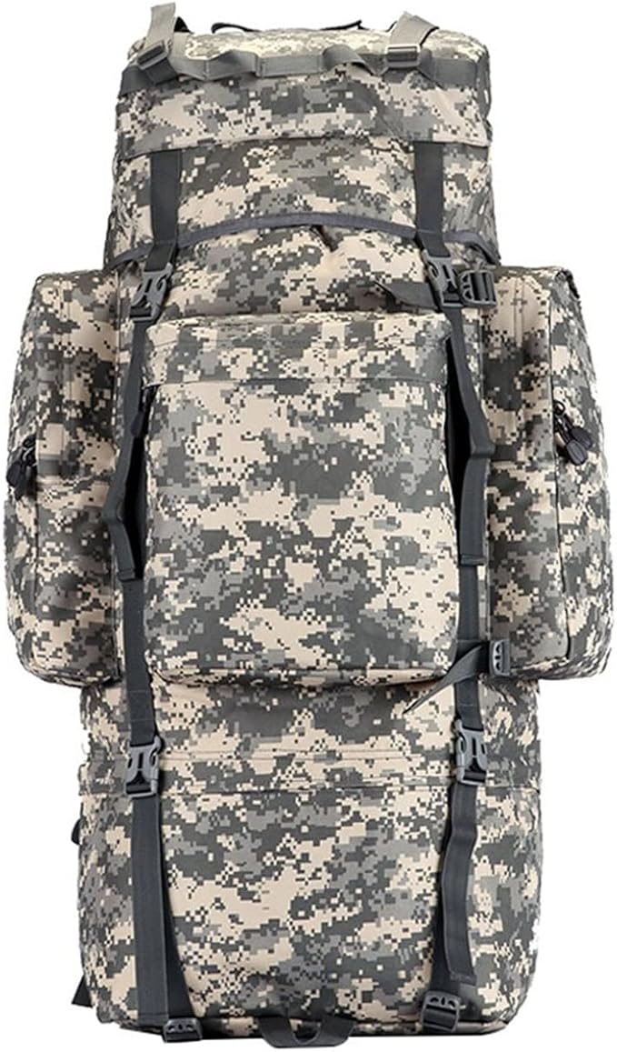 Backpacks - Sport Backpack 100L Outdoor Mountaineering Bag Men and Women Travel Bag Large Capacity Tactical Mountain Travel Rucksack (Color : D Size : 70L)