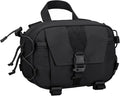 Tactical Molle Admin Pouch Compact Utility EDC Tool Bag with Shoulder Strap Nylon Belt Waist Bag for Tactical Accessories