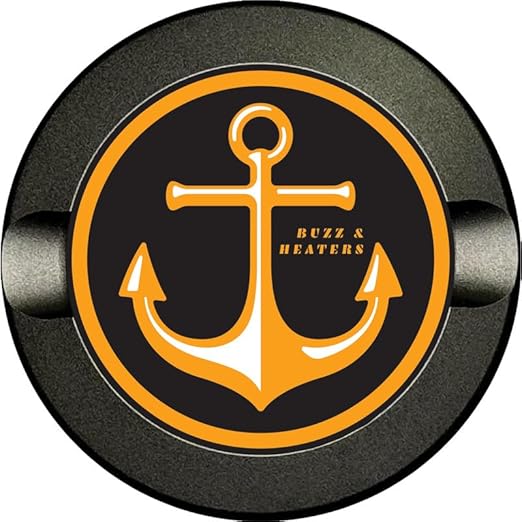 Buzz &amp Heaters Metal Container for Zyn | Metal Holder for Zyn |Metal Can for Zyn | Metal Cases for Zyn Holder | Metal Pouch Cans for Zyn | Offshore Gold Anchor
