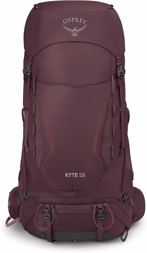 Osprey Kyte 58L Women's Backpacking Backpack with Hipbelt Elderberry Purple WM/L