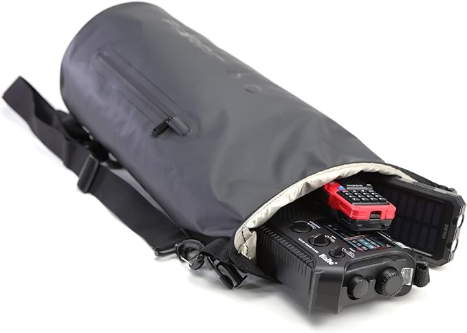 Faraday Defense Waterproof Faraday Dry Bag - 10L Sling Pack - Fast Easy Access for Device Shielding - Protect Data and Devices from Hacking Tracking EMP…