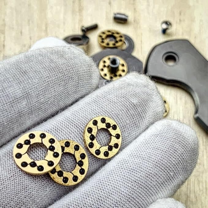 4 Pieces Custom Brass Flipper Replacements Fit for SRM 812 DIY Making Accessory