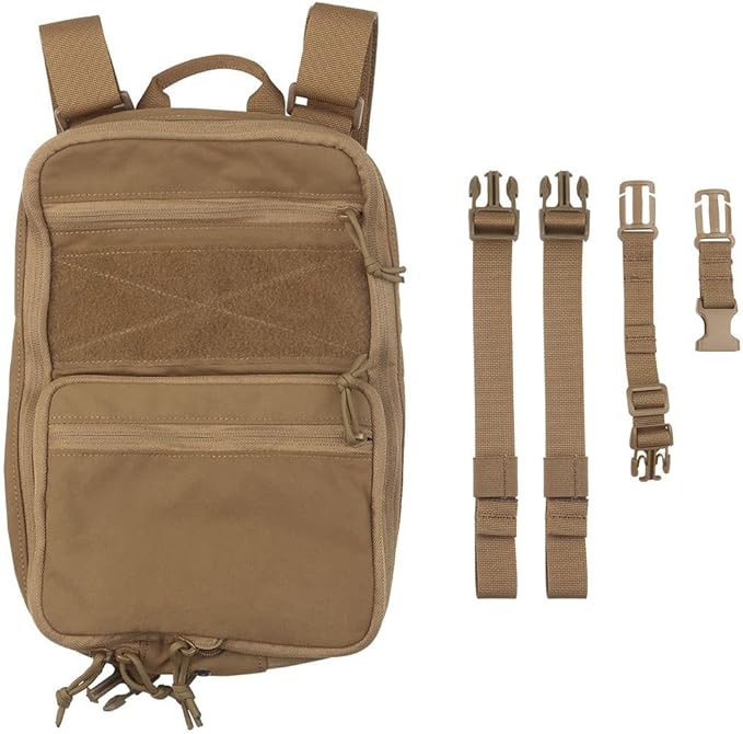 Tactical Expandable Hydration Backpack MOLLE Multi-purposed Airsoft Utility Bag for Travelling Hiking Hunting