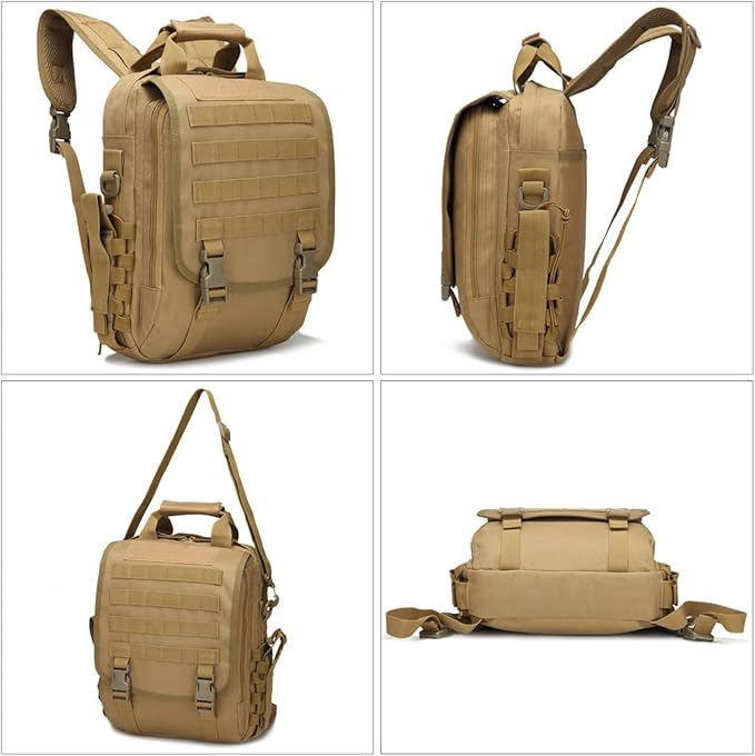 Military Tactical Backpack Laptop Backpack Travel Backpacks for Men Small Tactical Backpack Assault Bag (CP)