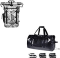 35L Heavy Duty Waterproof Dry Bag Backpack and 65L Waterproof Duffel Bag for Kayaking Rafting Boating Swimming Beach
