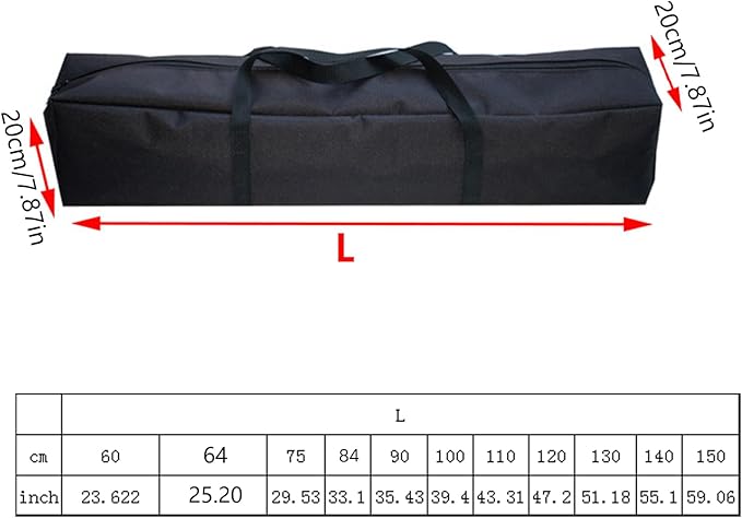 Tent Bag Storage Bag Waterproof Tent Bag Oxford Tent Poles Pack Bag Large Capacity Camping Poles Storage Bag Tent Storage Bag Replacement Camping Gear Storage Bag for Travel Camping Sports