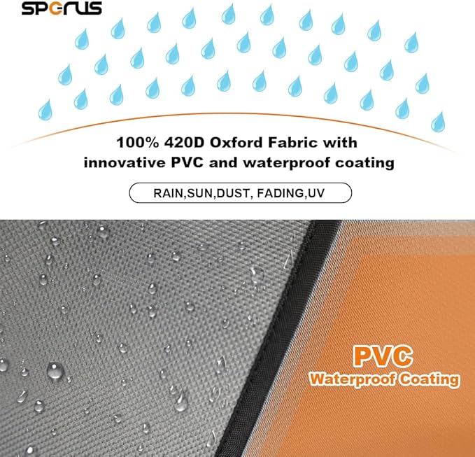 Oxford Dirtproof Fabric Waterproof Dustproof Universal Generator Cover (GRAY 19.7 x11.1 x 15.4)