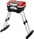 Cuisinart Petite Gourmet Portable Gas Grill with VersaStand Compact Portable Grill Propane 150 Sq. In. Cooking Surface 5500 BTU Burner Small Gas Grills for Camping BBQ Adjustable Base Handles
