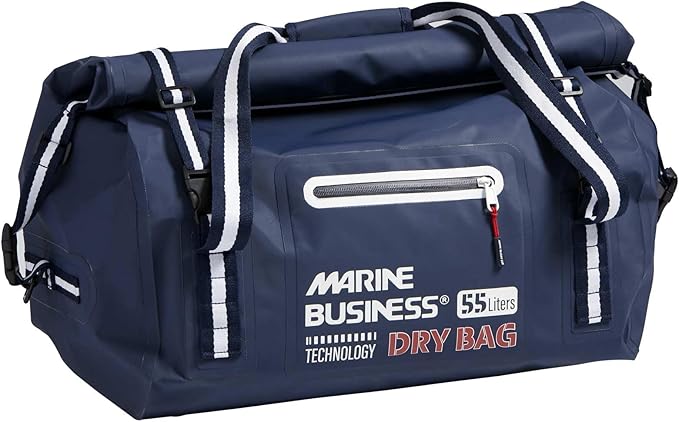 Marine Business Waterproof Travel Bag 55L Roll Closure IPX6 DryBag Blue blue Blue