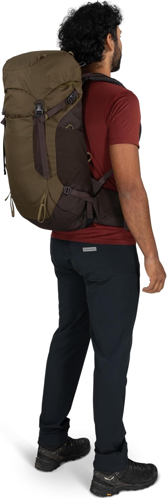 Osprey Kestrel LT 35L Men's Backpacking Backpack - Lightweight Hiking &amp Camping Bag with Waterproof Raincover Rays Blue