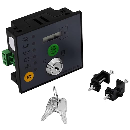 702 Generator Controller Board – DSE702 MS HC Manual Start Control Panel for PTO Generators Compatible with Diesel &amp Gas Generators