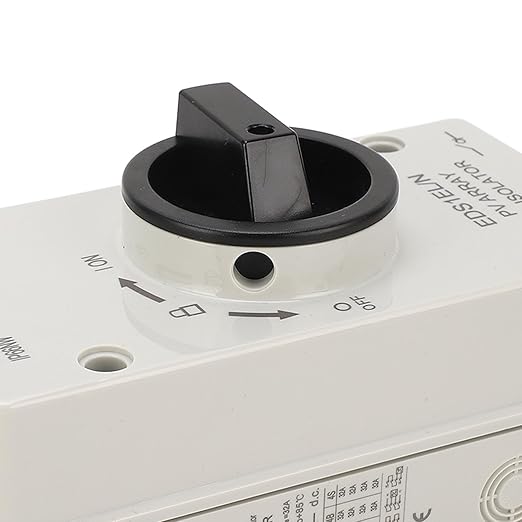 Kadimendium 1000V PV DC Isolator Switch 32A IP66 Flame Retardant Photovoltaic Switch Solar PV Isolator for Off Grid On Grid Solar Systems