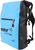 Alomejor 25L Dry Bag Kayaking Camping Drifting with Shoulder Strap Wet Dry Separation Design High Grade PVC Material for Outdoors (Blue)