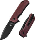 Kizer Nice Guy Pocket Folding Knife 2.84 Nitro V Blade Lightweight Sharp Camping and Hiking Tool Comfort Richlite Handle Liner Lock Flipper V3011A4