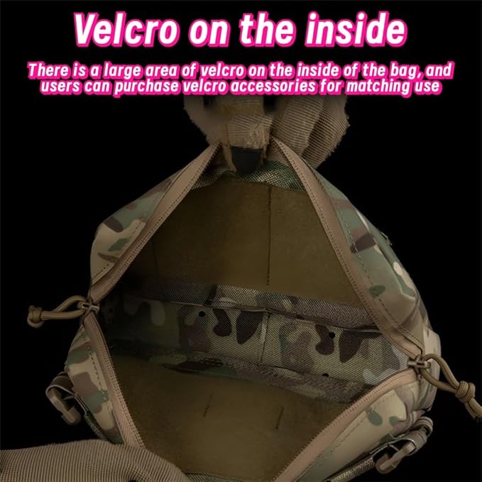 Outdoor Tactical Fanny Pack Molle Accessory Bag - Multifunctional GP Bag Nylon 23x14cm 0.158kg Durable