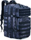 Outdoor Sports Pack Hiking Bag Tactical Rucksack Camo Knapsack Combat Camouflage Tactical 45L Molle Backpack