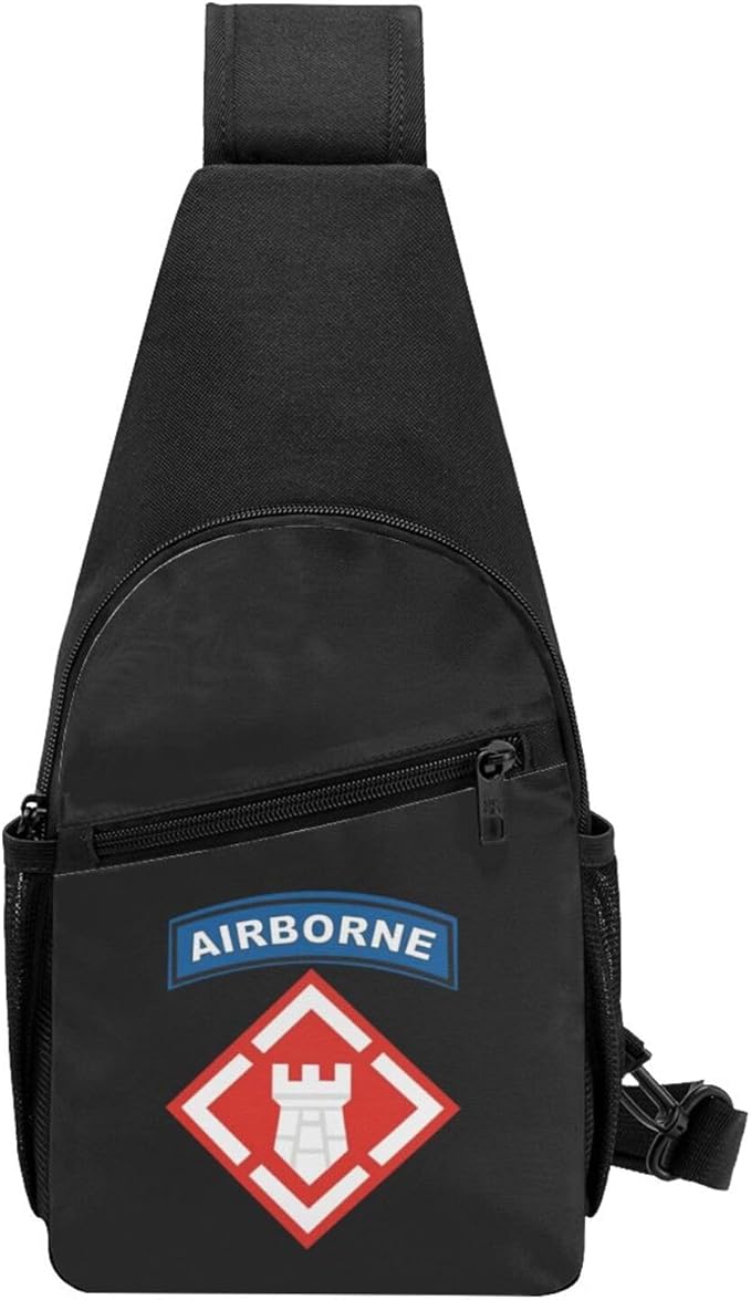 20th Engineer Brigade Airborne Chest Pack Leisure Shoulder Crossbody Chest Bag