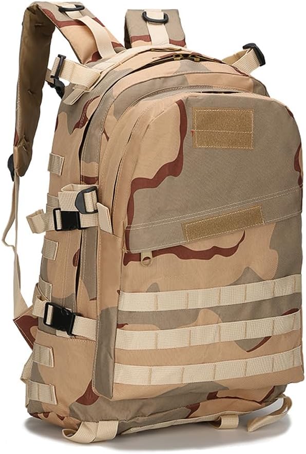 36-55L Military MOLLE Backpack for Men and Women Rucksack Tactical Assault Pack Bag for Hunting Camping Trekking (Sansha Camouflage)