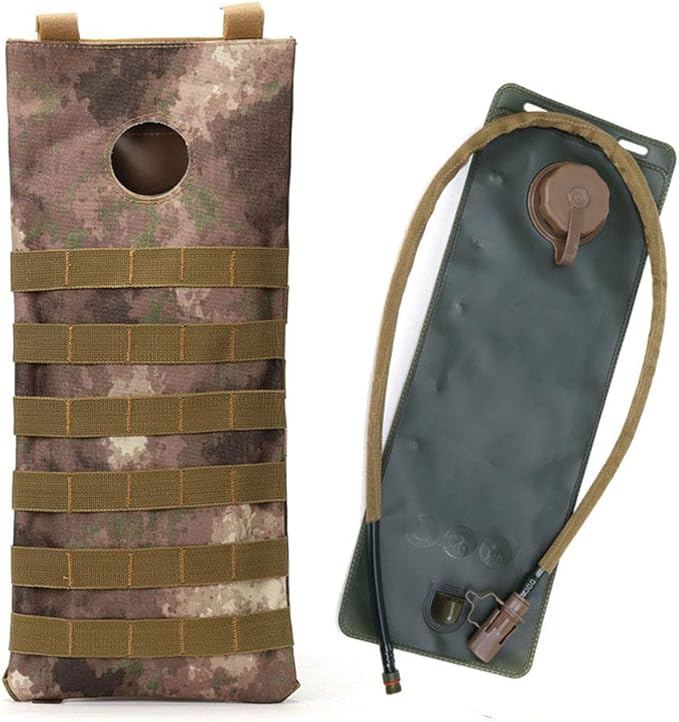Outdoor Sports Hiking Bag Tactical Assault Combat Camouflage Tactical Molle Water Pack 2.5/3L Hydration Pack