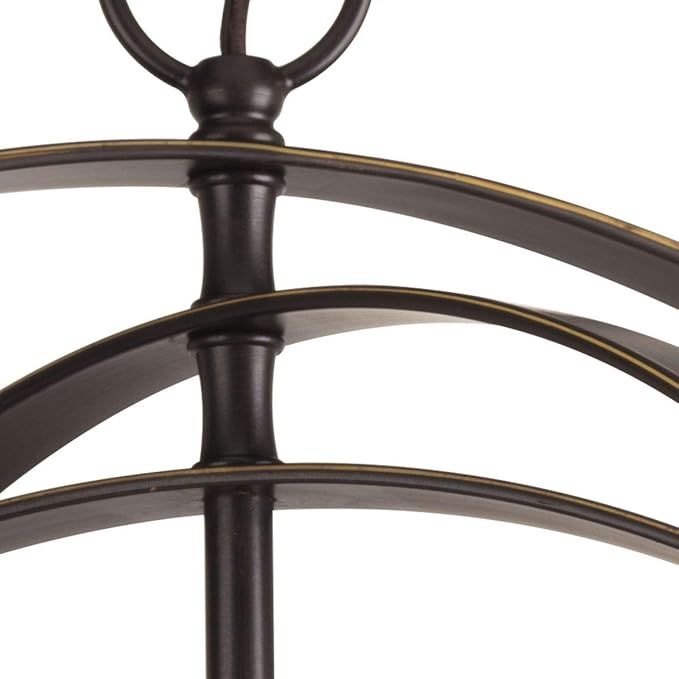 Progress Lighting Equinox Collection 4-Light Matching Glass New Traditional Sphere Pendant Light Antique Bronze