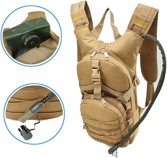 Outdoor Sports Hiking Bag Tactical Assault Combat Camouflage Tactical Water Pack Hydration Pack